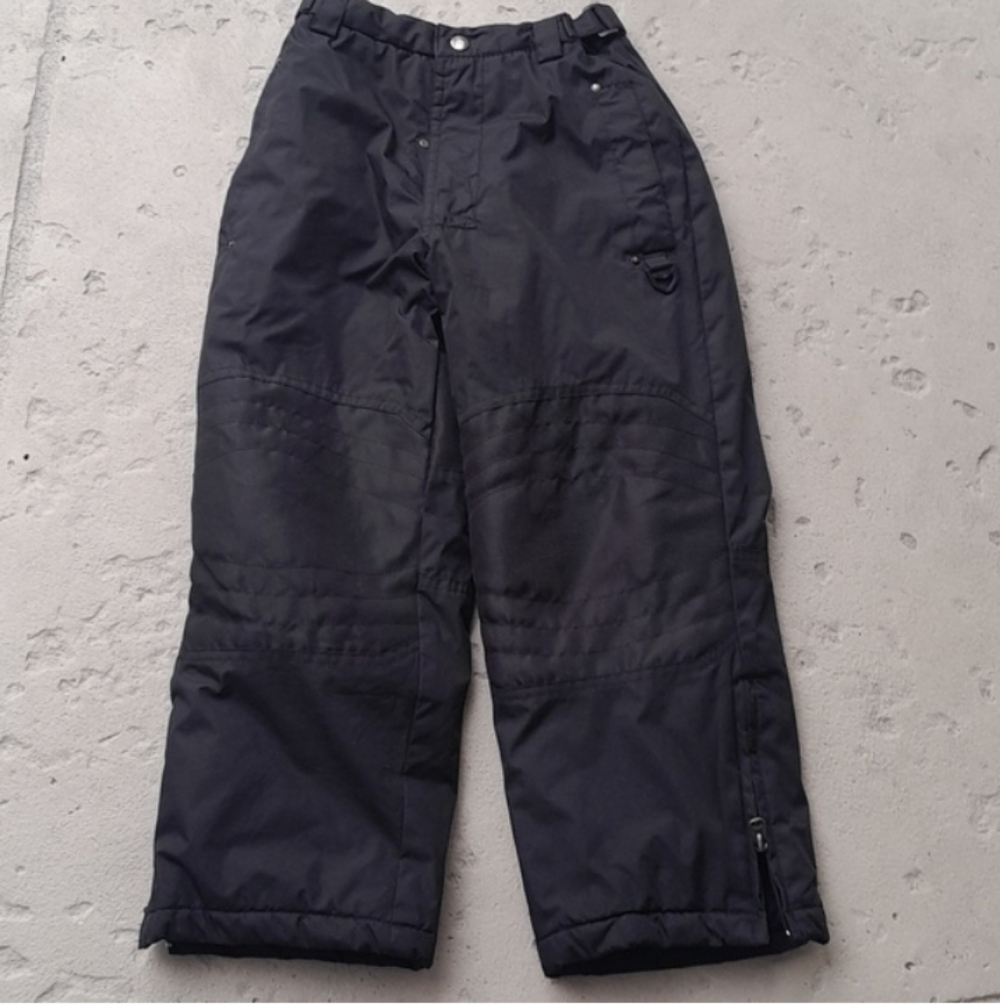 Black Snow Pants Insulated Ski Snowboard Winter Outdoor Boys Size 6